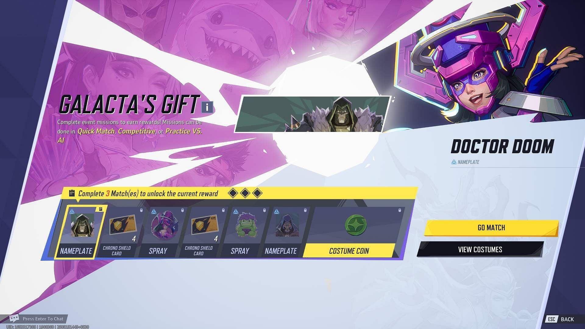 All rewards from the Galacta’s Gift event (Image via NetEase Games)